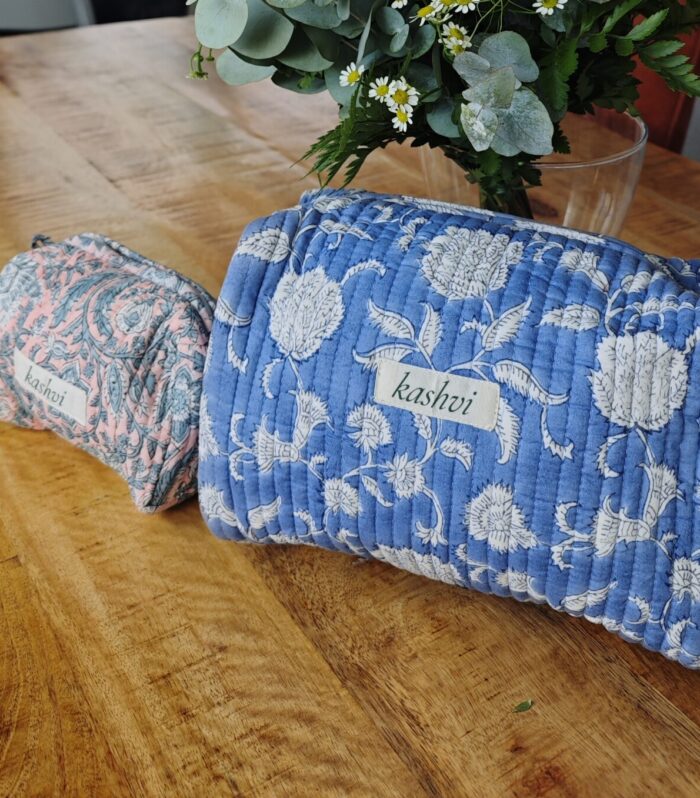 Indu Wash Bags (Big) - Blue Breeze